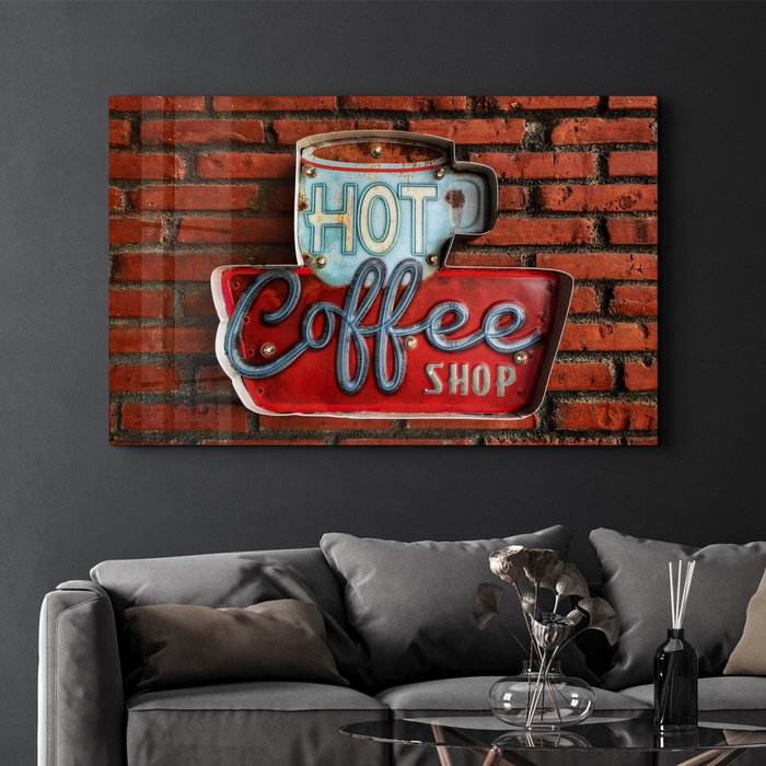 Wallity CAM-4014 Pintura Decorativa de Vidrio Templado Multicolor 46 x 72 cm Wallity CAM-4014 Pintura Decorativa de Vidrio Templado Multicolor 46 x 72 cm
